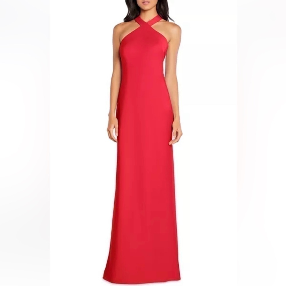Aidan by Aidan Mattox Halter Slip Gown NWT